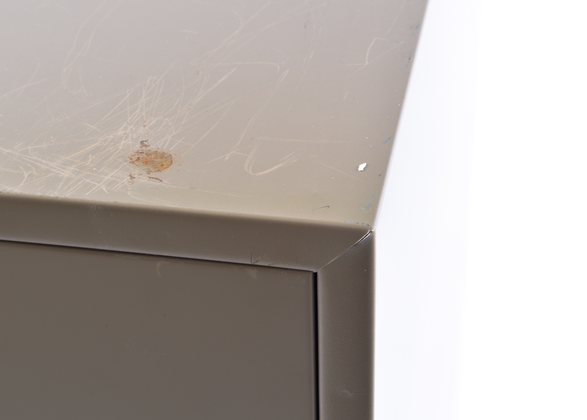 Pair of Two-Drawer Metal Filing Cabinets