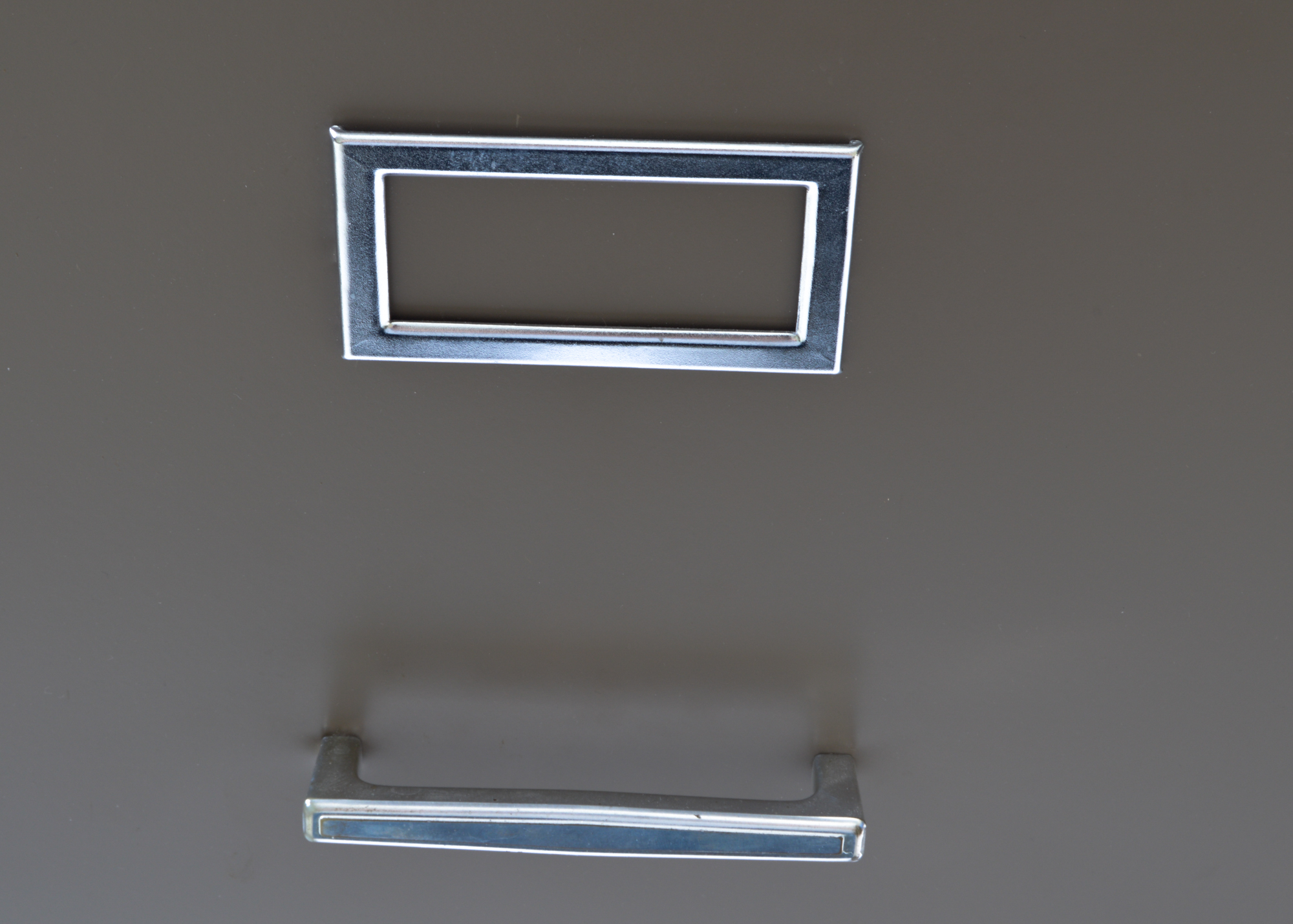 Pair of Two-Drawer Metal Filing Cabinets