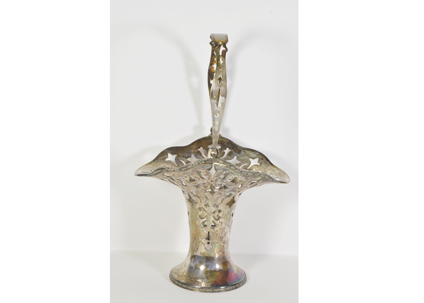 Wilcox Silver Plated Basket Vase