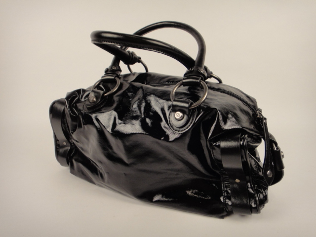 Francesco Biasia Black Satchel Style Handbag