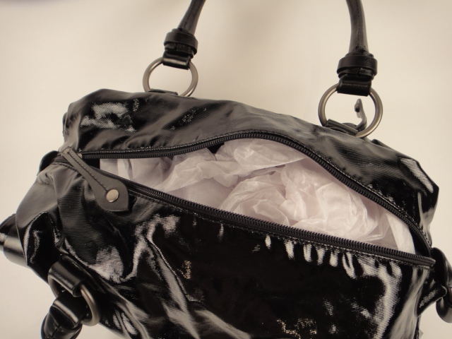 Francesco Biasia Black Satchel Style Handbag