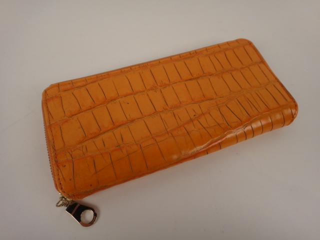 Abas Orange Billfold Made In USA