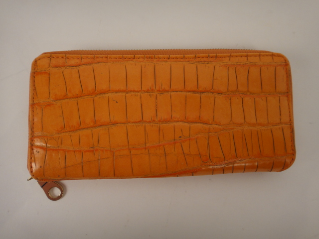 Abas Orange Billfold Made In USA