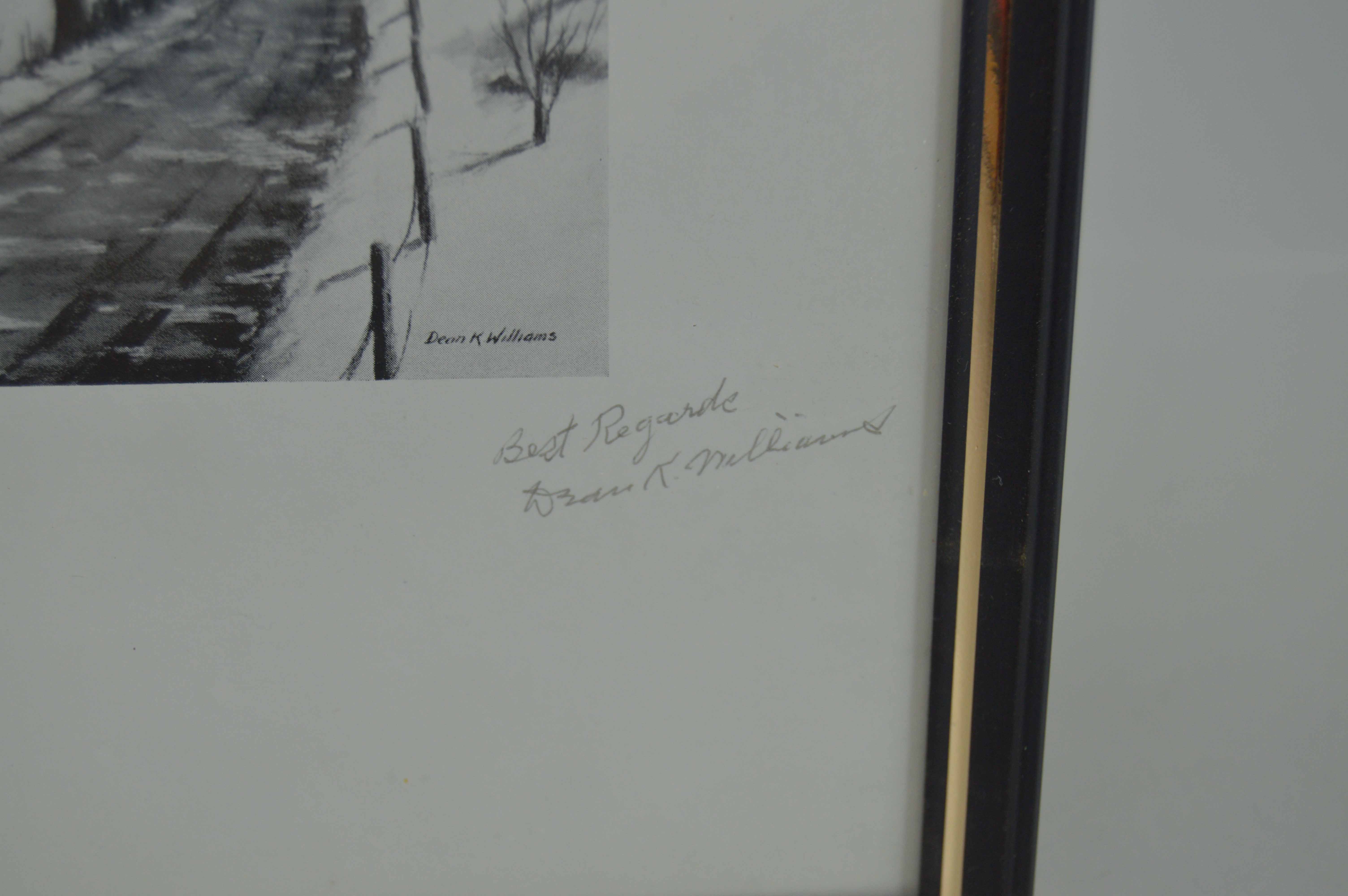 Dean K. Williams Signed Offset Lithograph