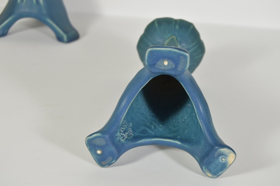 1916 Rookwood Pottery Candlesticks