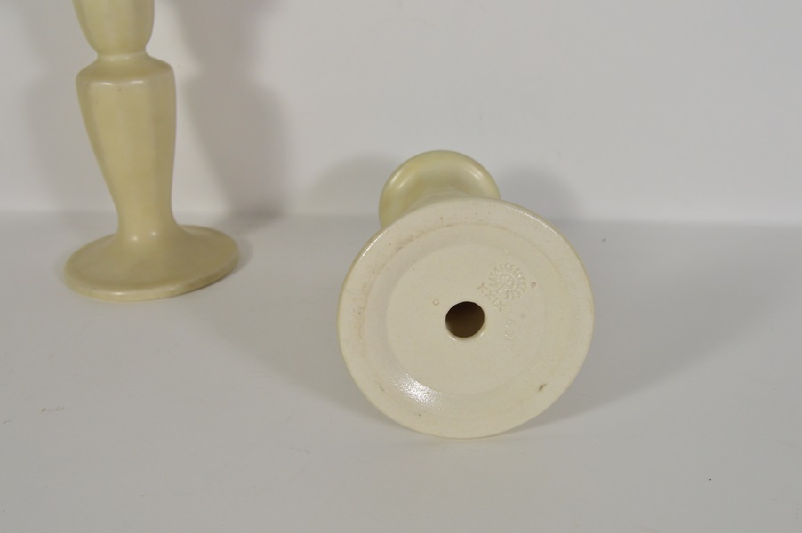 1929 Rookwood Pottery Candlesticks