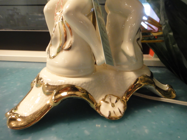 Porcelain Cherub Accent Lamp