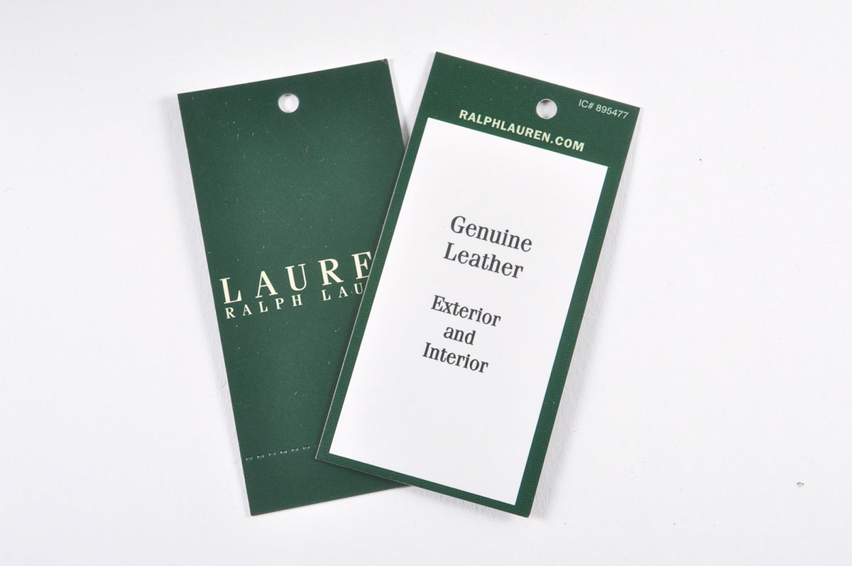 Ralph Lauren "Winford" Black Patent Leather Satchel