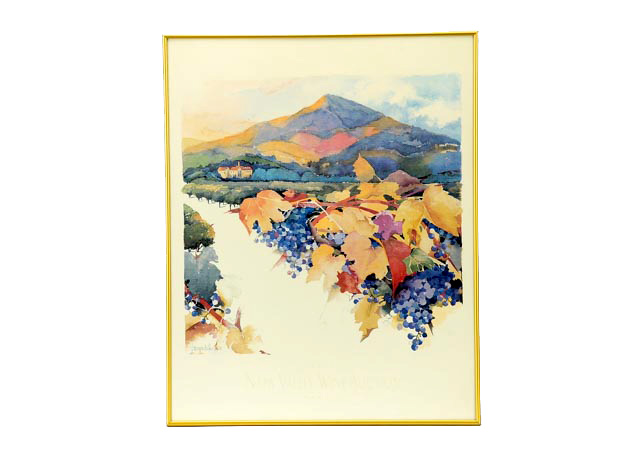 Veronica di Rosa Poster for Napa Valley Wine Auction