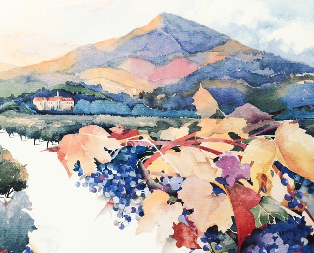 Veronica di Rosa Poster for Napa Valley Wine Auction