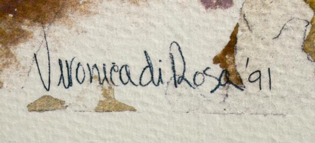 Veronica di Rosa Poster for Napa Valley Wine Auction