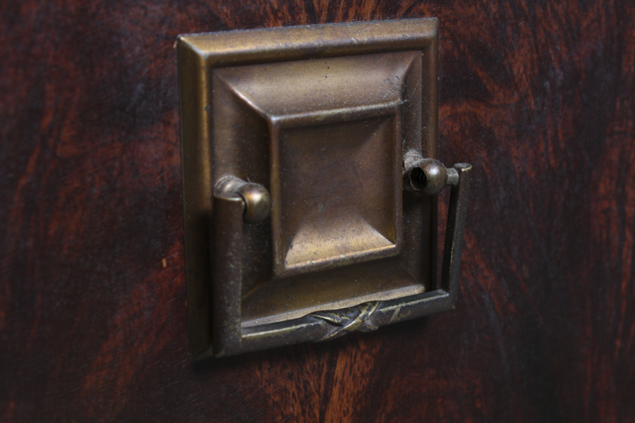 Vintage Cherry Stained Admiral Television Cabinet