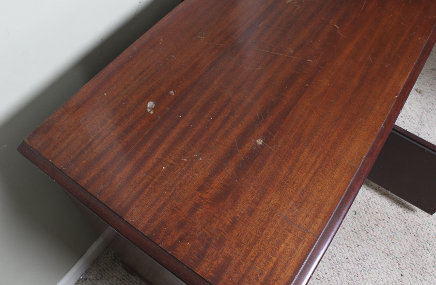 Vintage Cherry Stained Admiral Television Cabinet