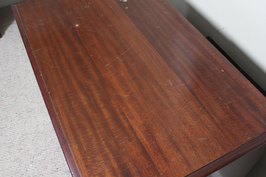 Vintage Cherry Stained Admiral Television Cabinet