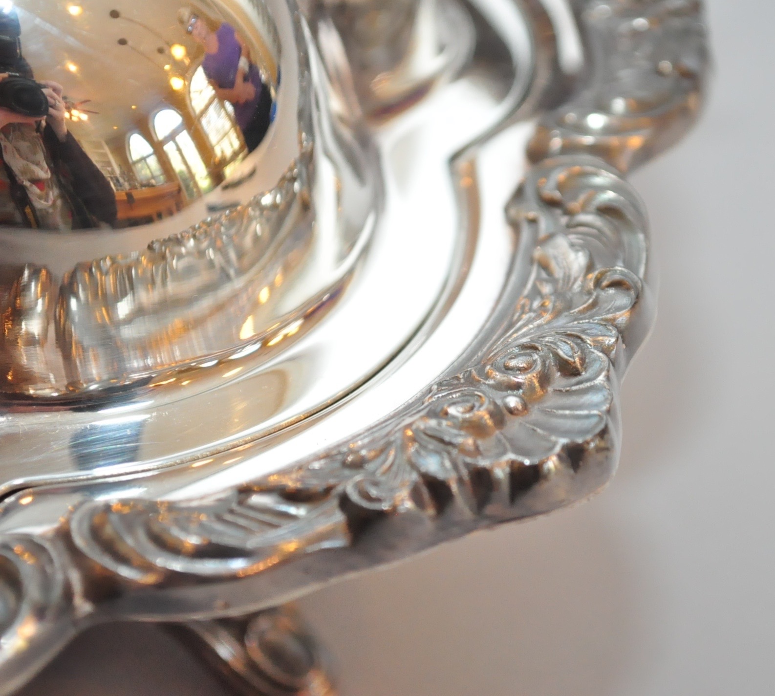 Poole Silver Co. Silver Plate Covered Dish