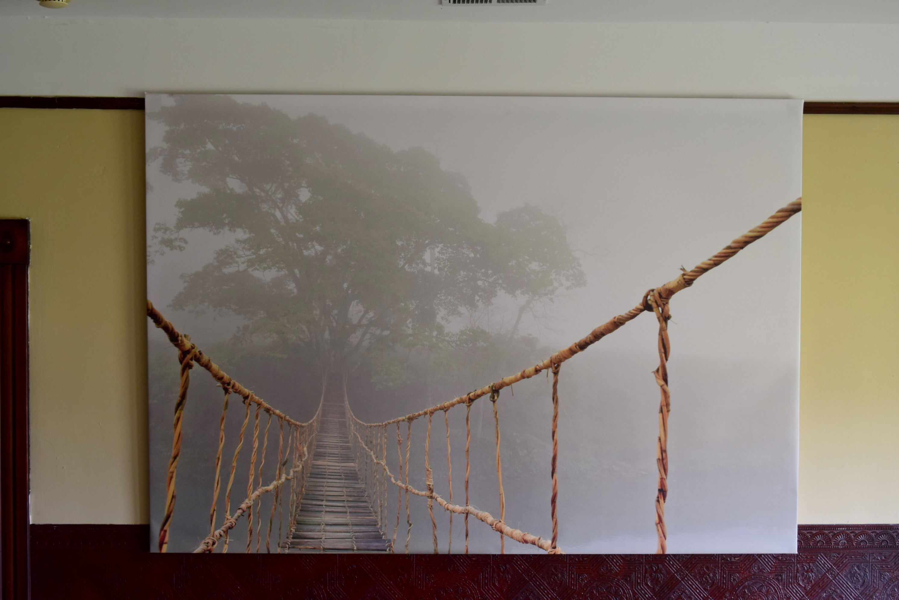 Large Ikea 'Jungle Journey' Wall Canvas