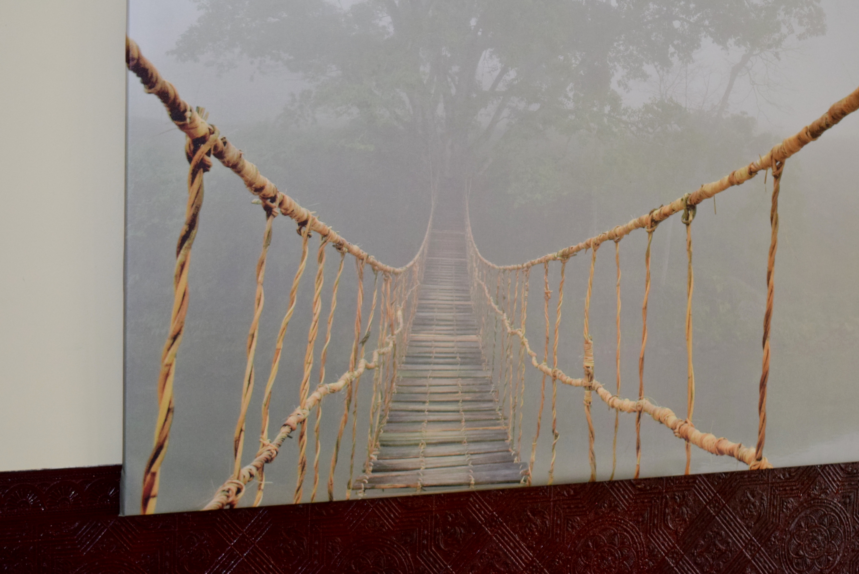 Large Ikea 'Jungle Journey' Wall Canvas