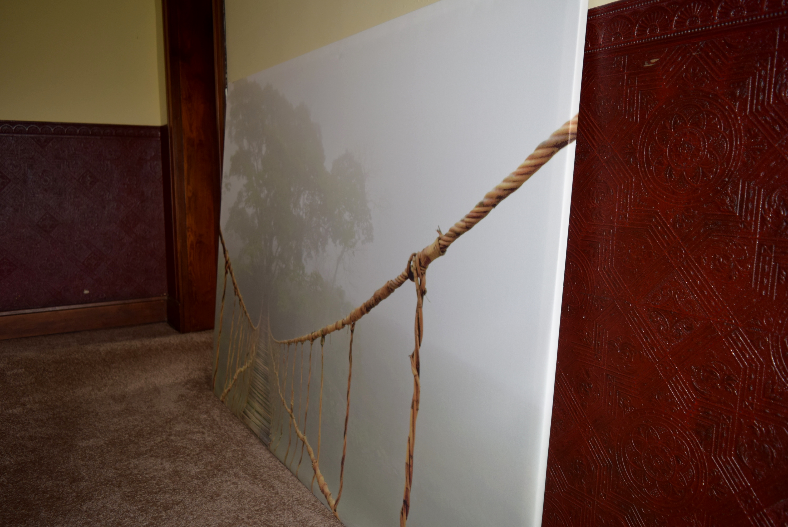 Large Ikea 'Jungle Journey' Wall Canvas