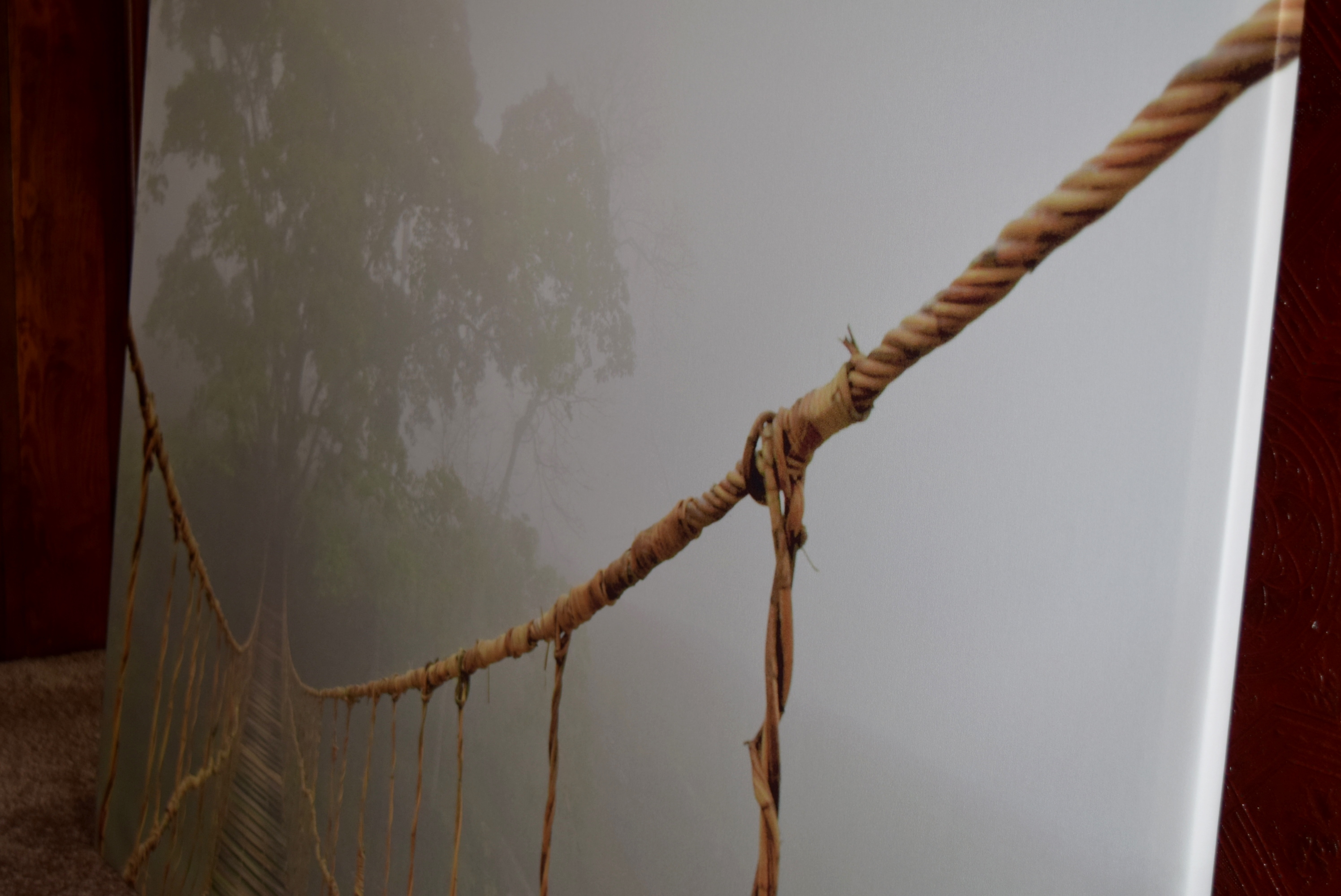 Large Ikea 'Jungle Journey' Wall Canvas