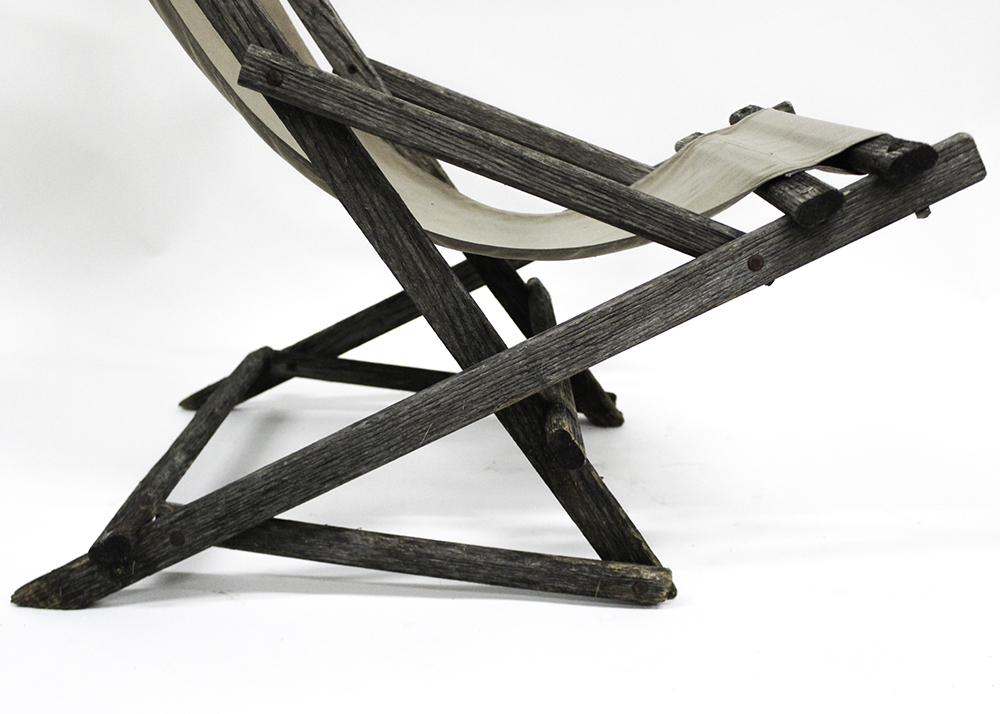 Set of Four Rustic Lawn Chairs