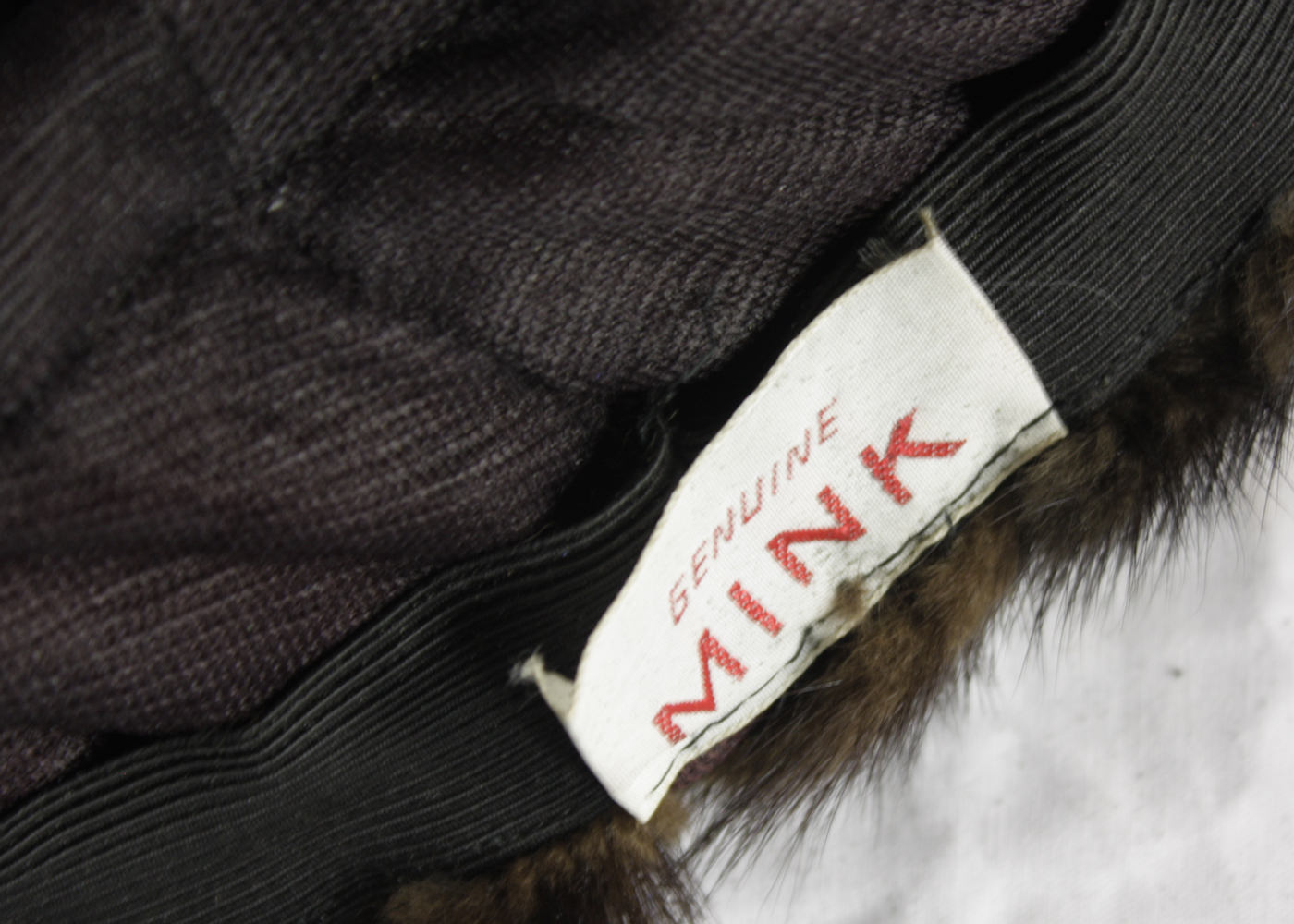 Women's Vintage Mink Pill Box Hat