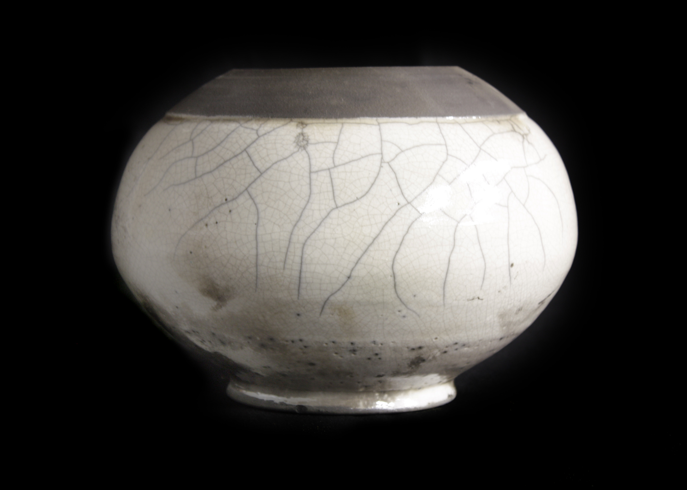 Indianapolis Artisan Made Ceramic Raku Pot