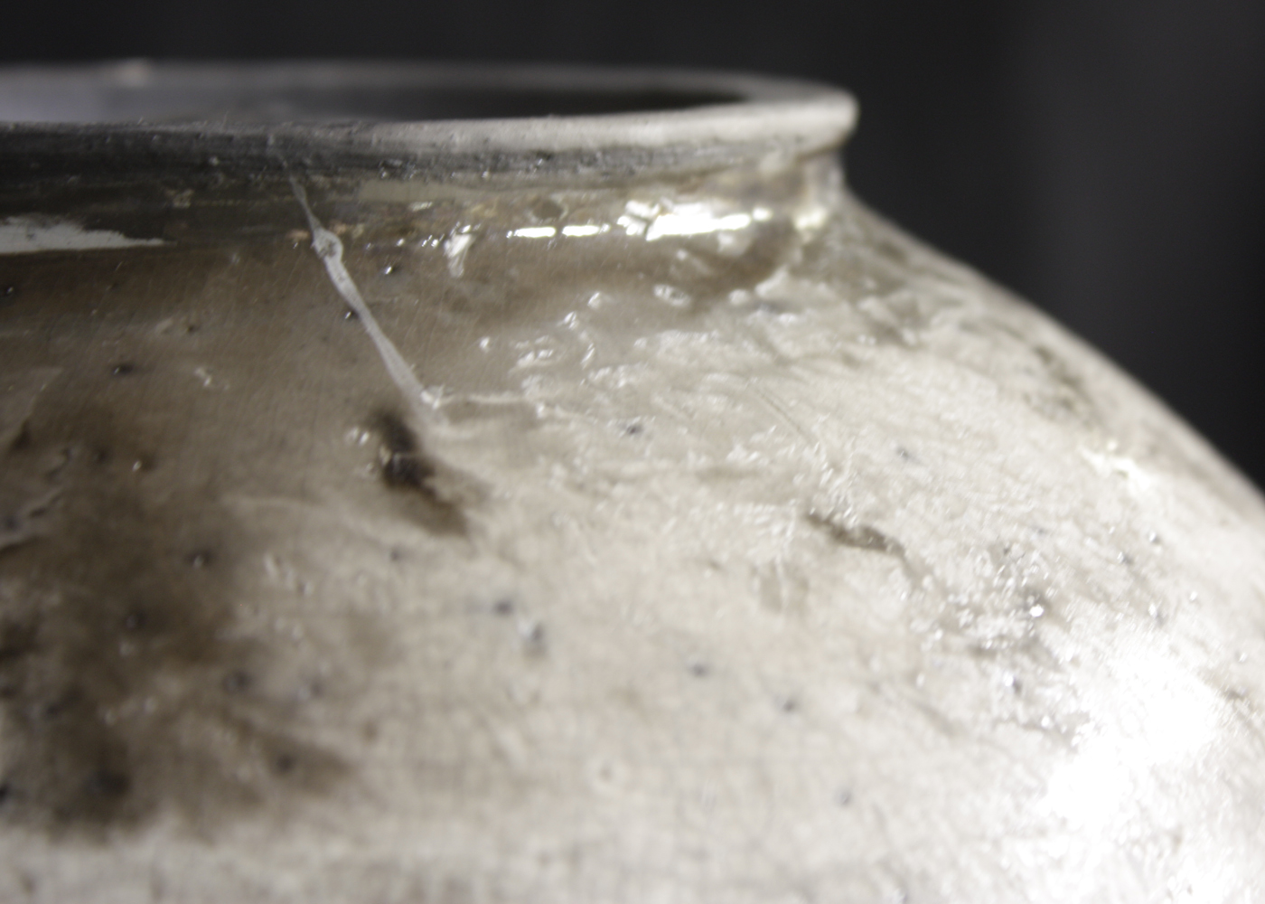 Indianapolis Artisan Made Ceramic Raku Pot