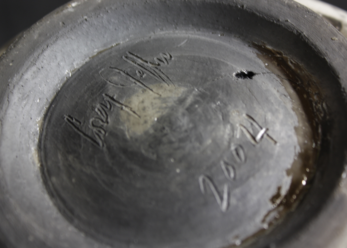 Indianapolis Artisan Made Ceramic Raku Pot