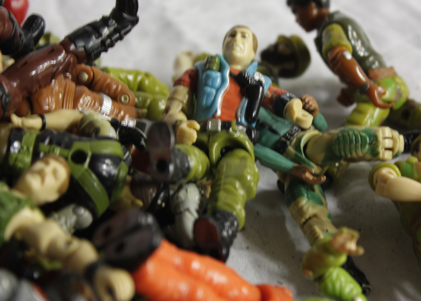 Lot of Vintage G.I. Joe Action Figures