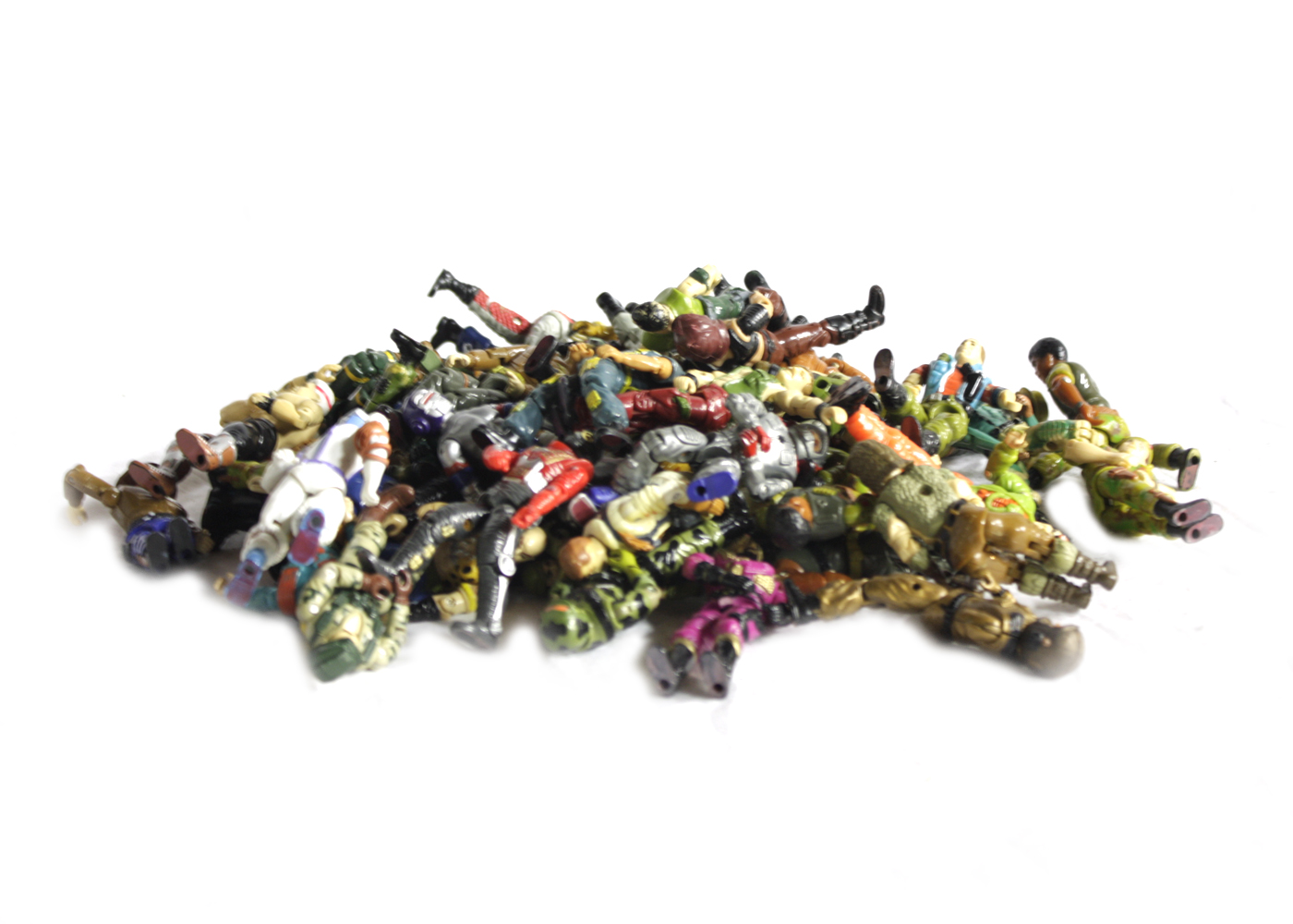 Lot of Vintage G.I. Joe Action Figures