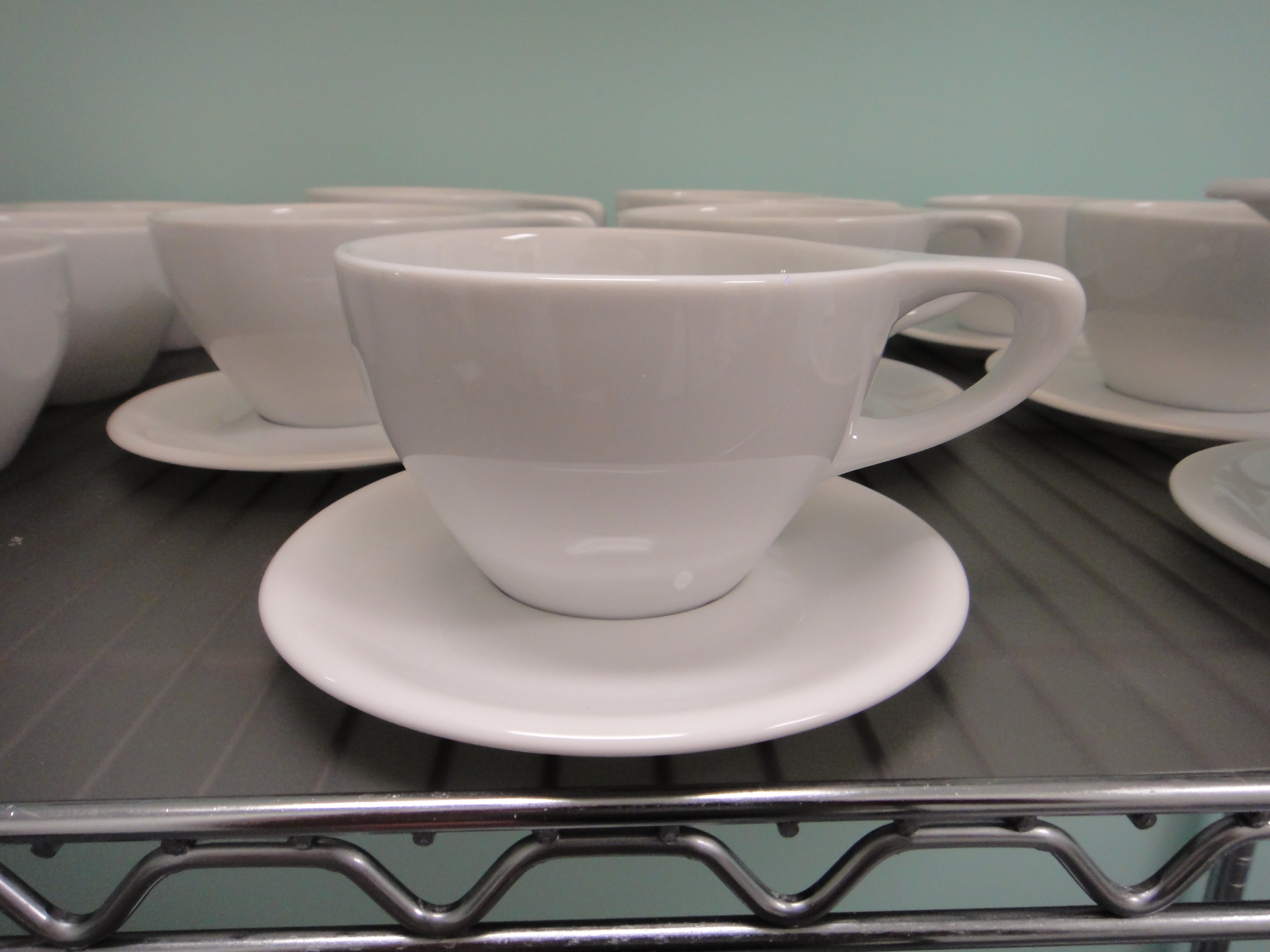 48 Pieces notNeutral 12 oz. LINO Latte Cups and Saucers 24 Sets
