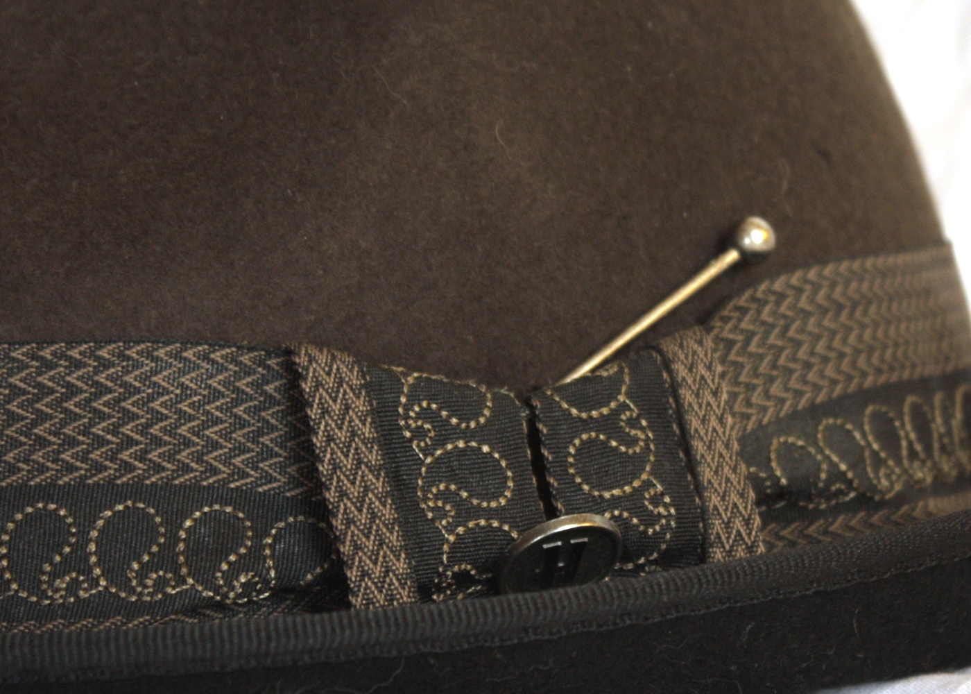 Pair of Mens Fashion Wool Derby and Fedora hats