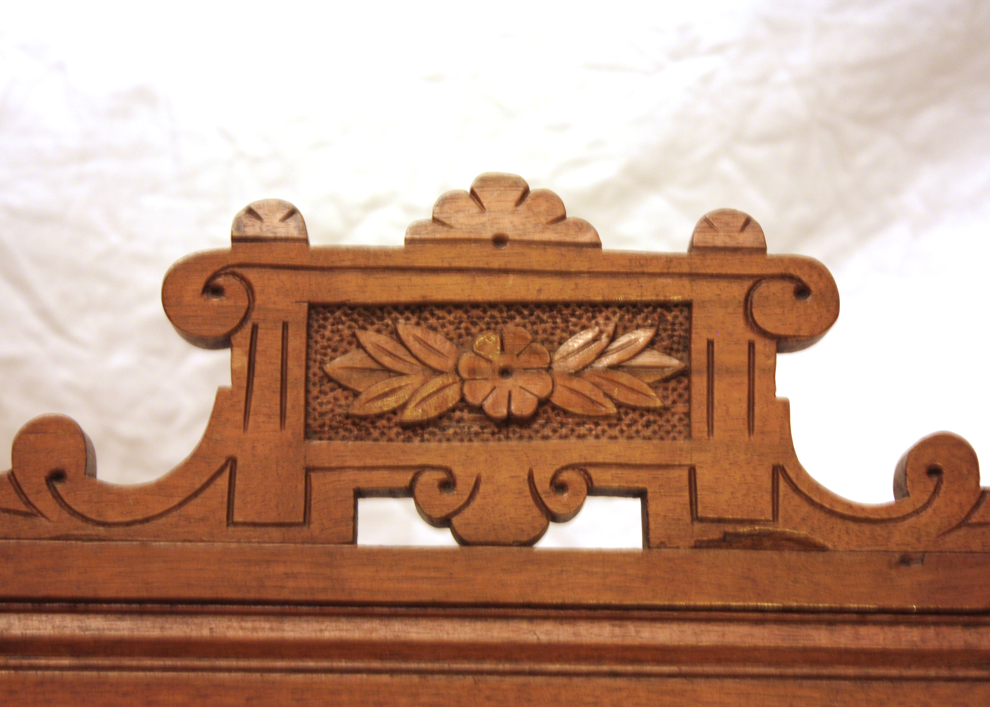 Eastlake Style Walnut Settee and Matching Side Chairs