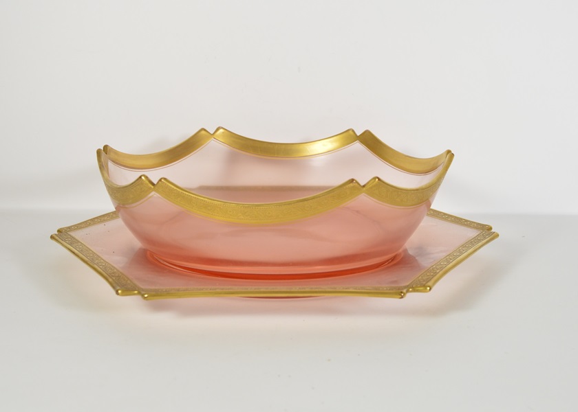 Art Deco Pink Glass Items
