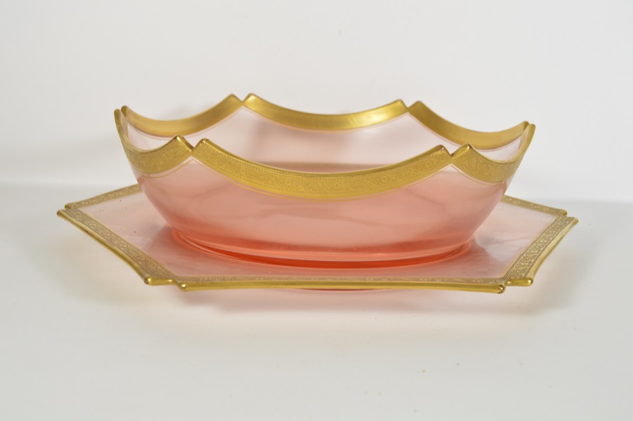 Art Deco Pink Glass Items