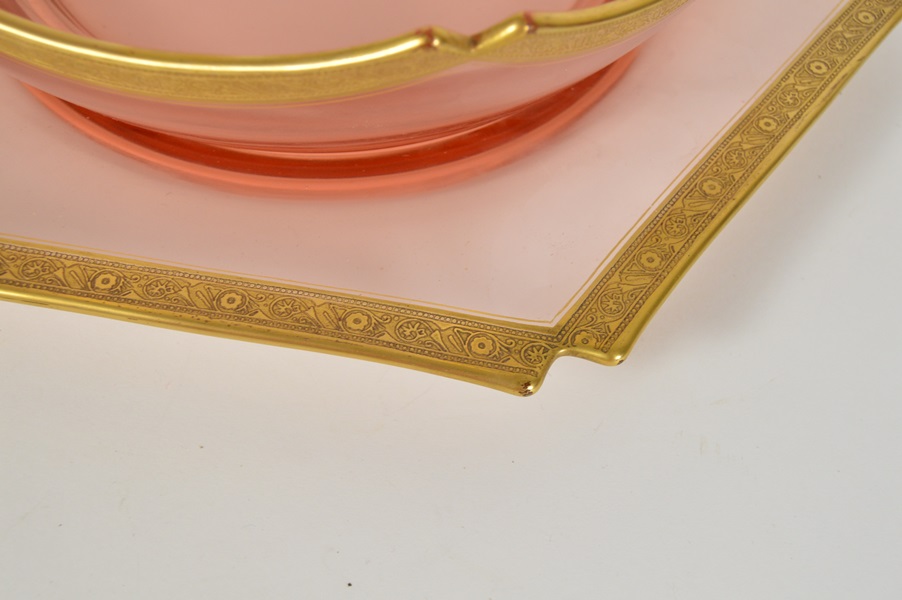 Art Deco Pink Glass Items