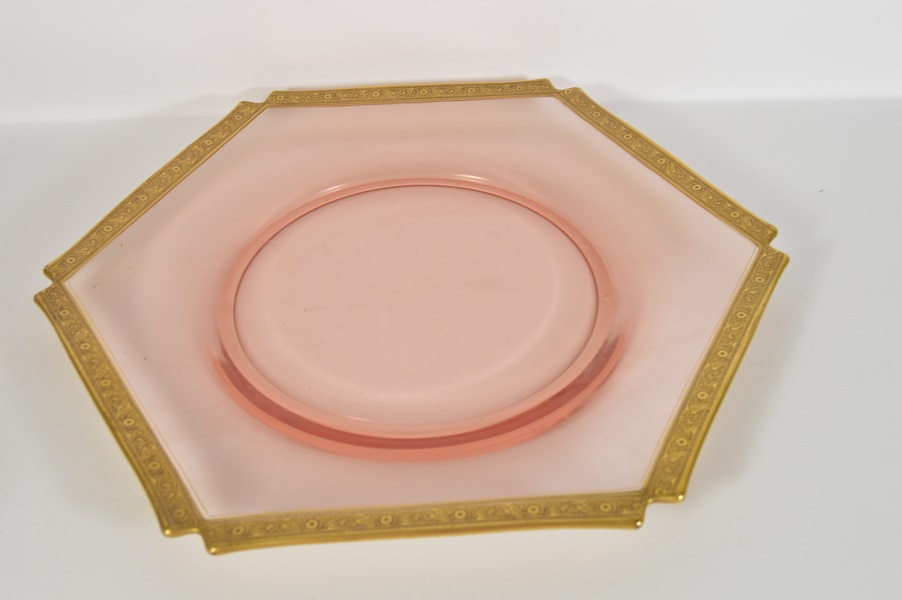 Art Deco Pink Glass Items