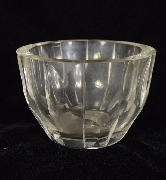 Three Pieces of European Clear Crystal