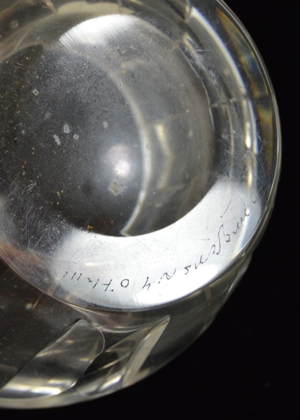 Three Pieces of European Clear Crystal