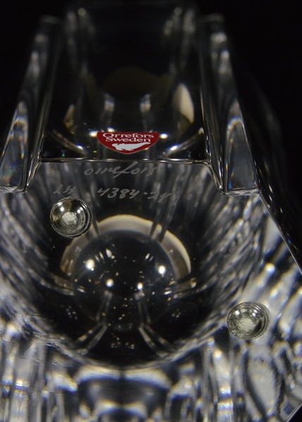 Three Pieces of European Clear Crystal