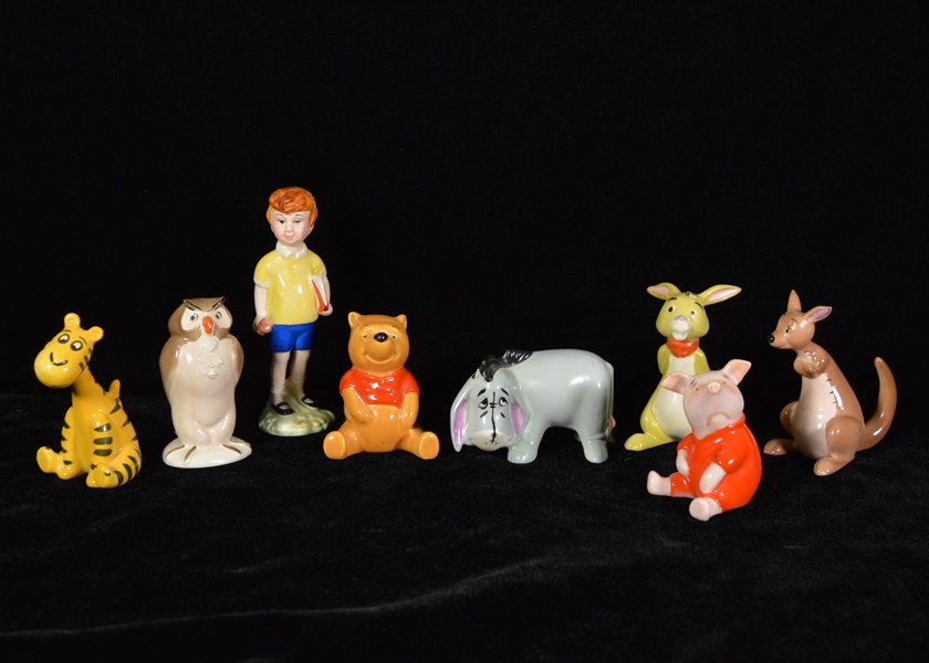 Set of Walt Disney Beswick England Winnie the Pooh Figurines