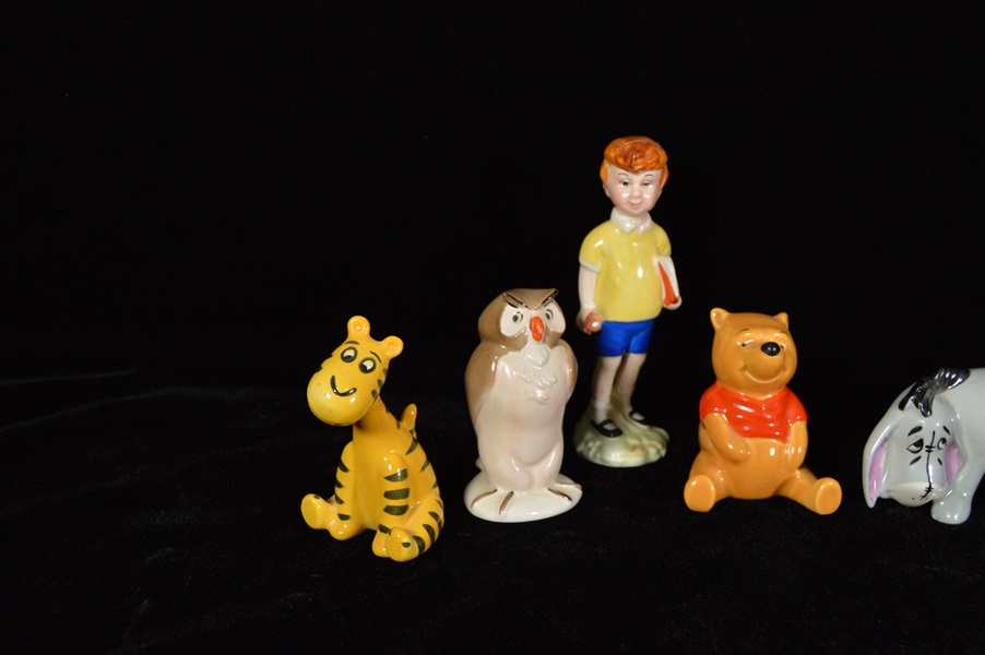 Set of Walt Disney Beswick England Winnie the Pooh Figurines