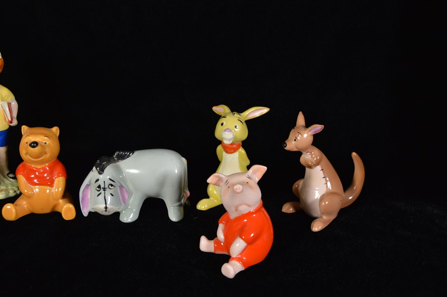 Set of Walt Disney Beswick England Winnie the Pooh Figurines