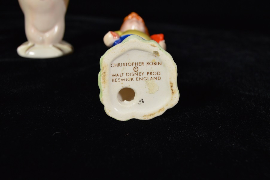 Set of Walt Disney Beswick England Winnie the Pooh Figurines