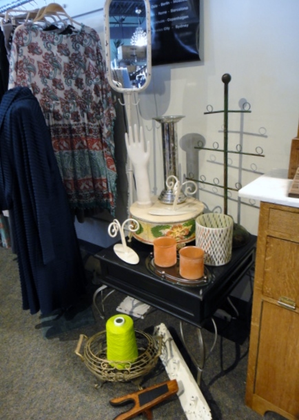 White Wrought Iron Standing Mirror, Jewelry Display Stands + More