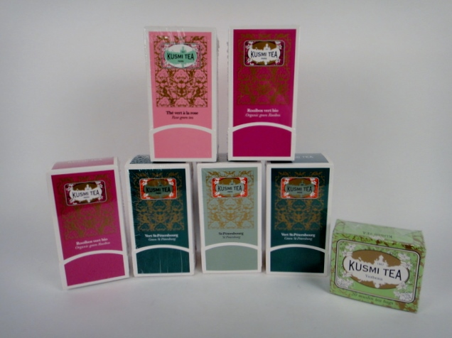 Seven Boxes of Kusmi Tea