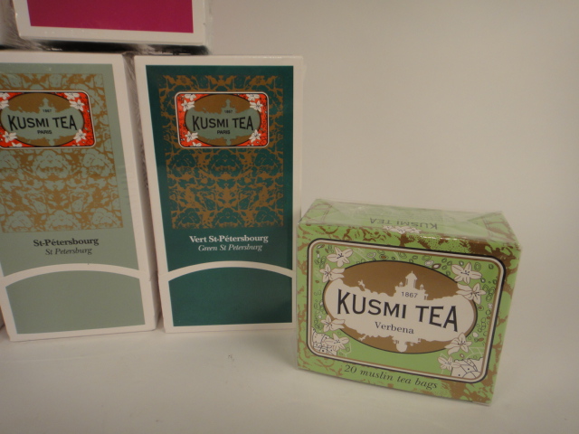 Seven Boxes of Kusmi Tea