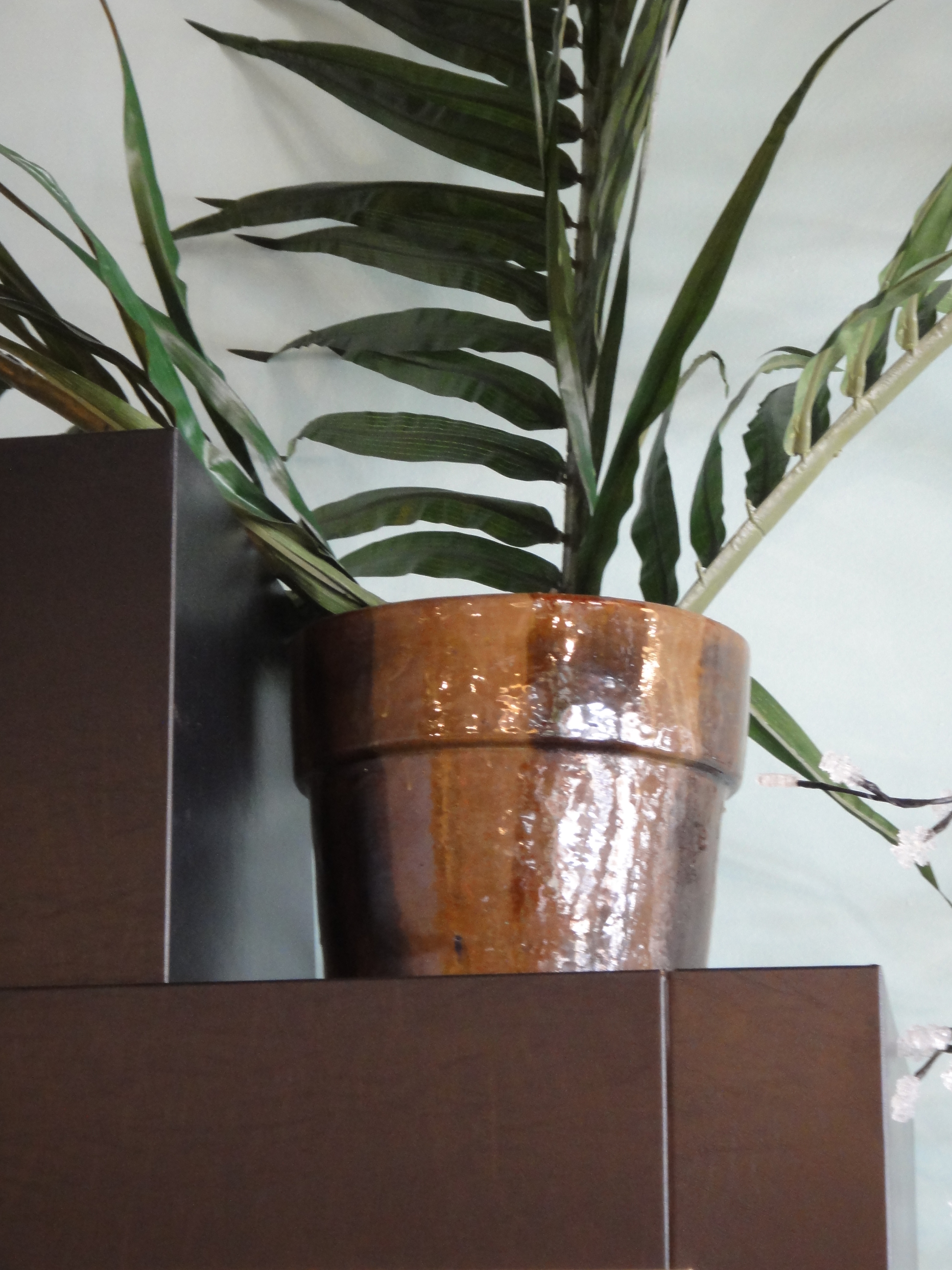 Large Artificial Plant in Terra Cotta Pot