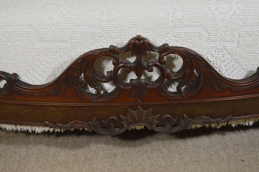 Antique Louis XV Style Low Bed