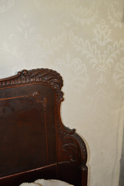 Antique Louis XV Style Low Bed